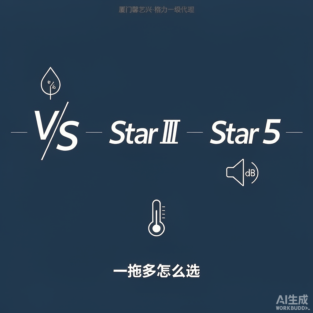 格力StarⅢ和Star5到底差在哪？厦门老师傅拆解两代一拖多，别被参数绕晕